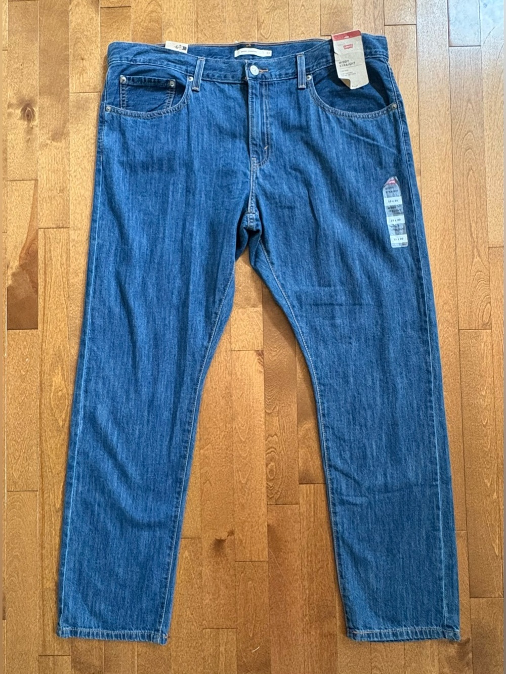 Levi’s Middy Straight Jeans | Mid Rise Blue Denim (W33 L30) NWT